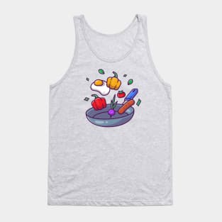 Cooking On Frying Pan Tank Top